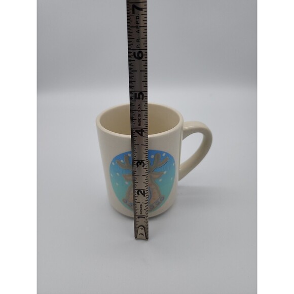 Denny's Reindeer Coffee Mug Restaurant Ware Derp Faced Deer Color Changing - Picture 10 of 12